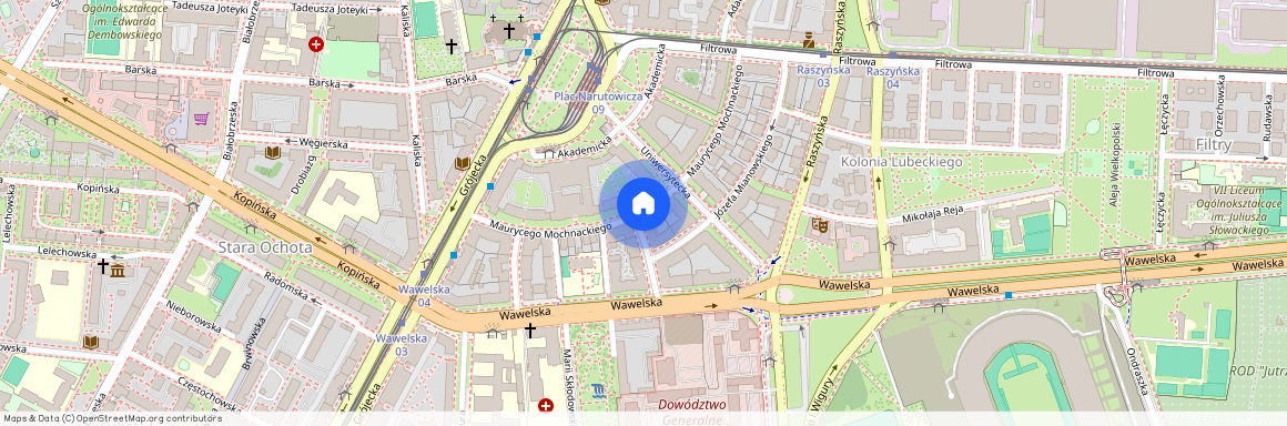 ul. Maurycego Mochnackiego, Stara Ochota, Ochota, Warszawa, mazowieckie