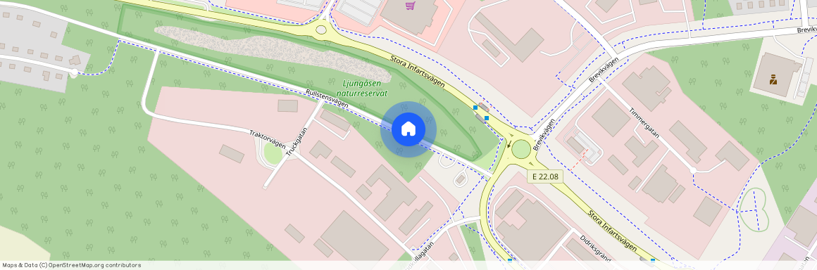 Rullstensvägen, Västervik