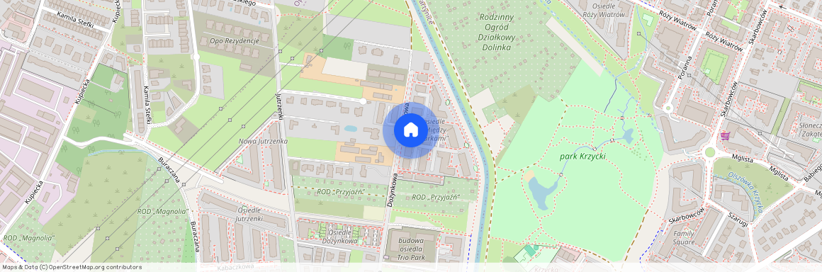 ul. Dożynkowa, Klecina, Krzyki, Wrocław, dolnośląskie