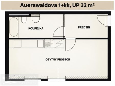 Pronájem bytu 1+kk 32 m2 - Фото 2
