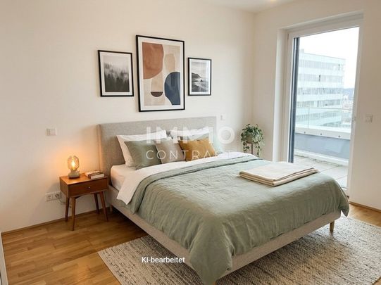 ** ab Mitte Oktober ** Die ideale 3-Zimmer Eckwohnung mit einzigartigem Blick auf Linz! - Foto 1