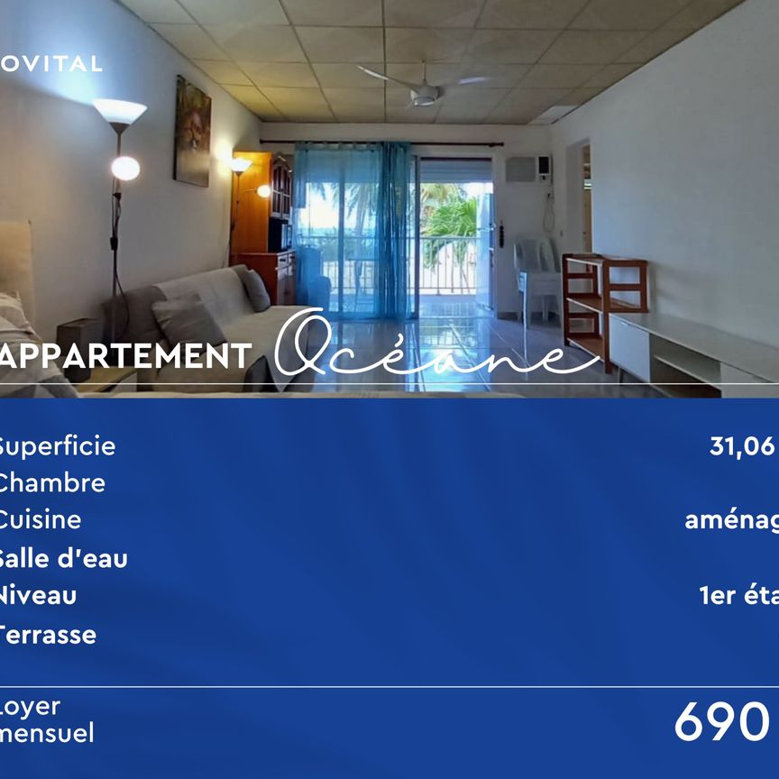 Location Appartement 1 pièce 31m² LE MOULE 97160 - Photo 1