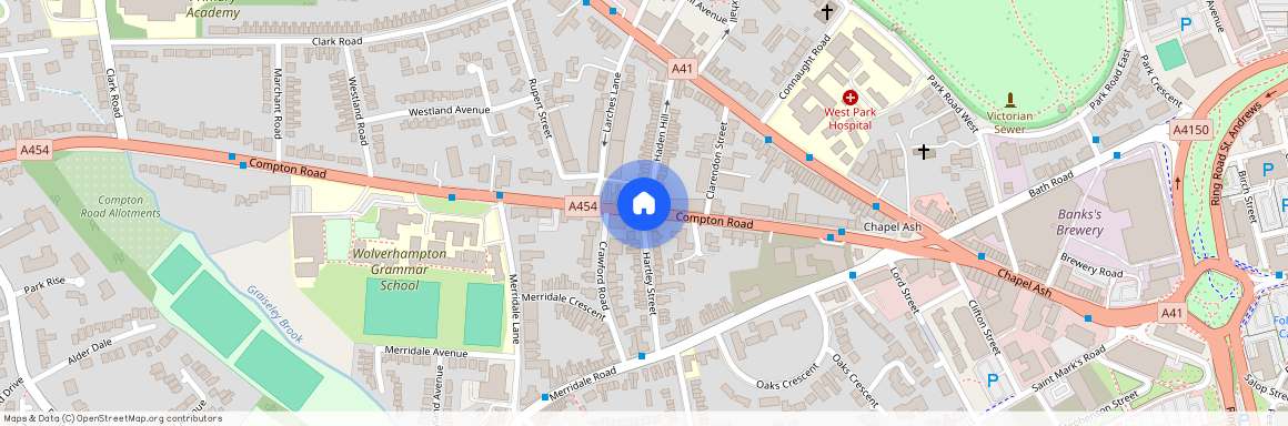 Compton Road, West Midlands WV3