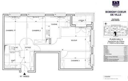 location Appartement T4 DE 75.9m² À BOBIGNY - Photo 5