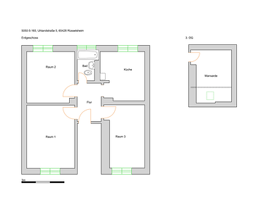 Modernisierte 3 Zimmer-Wohnung mitten in Rüsselsheim! - Foto 2