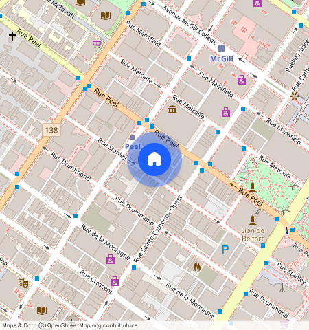 1445 Rue Stanley, Ville-Marie, Ville-Marie, Ile de Montréal, H3A 1N6