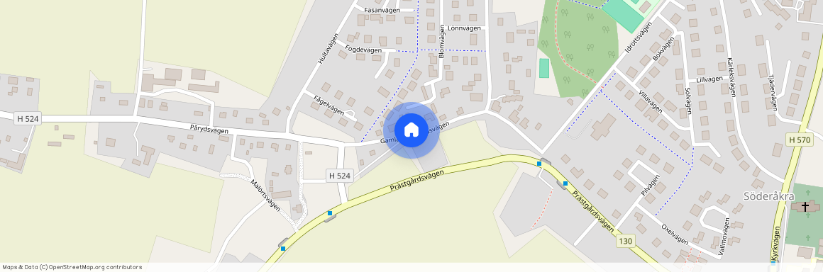 Gamla Prästgårdsvägen, Söderåkra