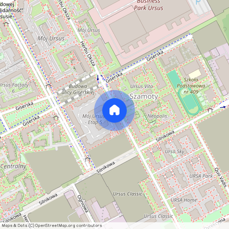 ul. Herbu Oksza 9, Szamoty, Ursus, Warszawa, mazowieckie