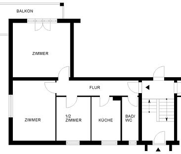 Zentrumsnahe 3-Zimmer-Wohnung im beliebten Stadtteil Köhlerberg // EG li. - WBS erforderlich - Photo 2