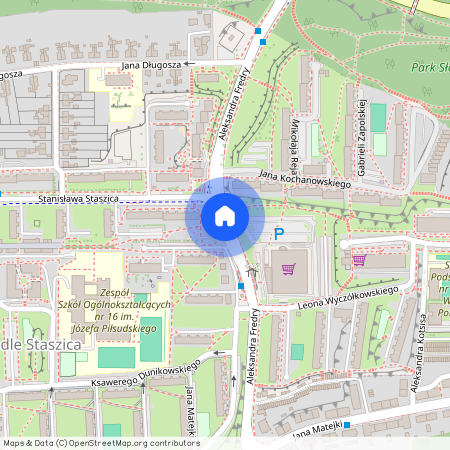 ul. Aleksandra Fredry, Staszica, Gorzów Wielkopolski, lubuskie