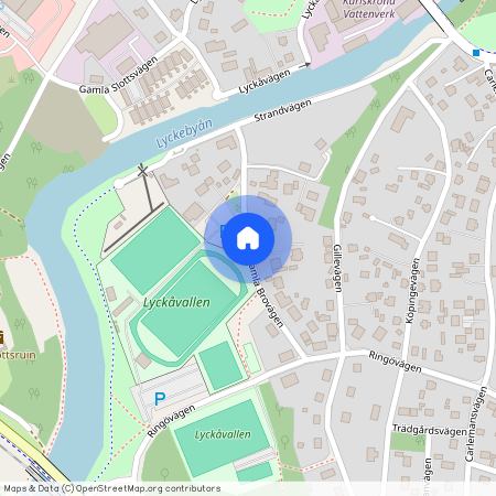 Gamla Brovägen, Lyckeby