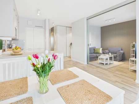 3 pokoje | 2 balkony | Klimatyzacja, Garaż, Cisza 57.5 m² - Фото 4