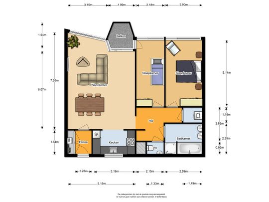 Appartement te huur: Koningin Wilhelminaplein 148 1062 KS Amsterdam - Foto 1