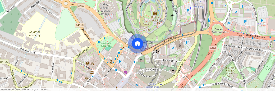 The Broadway, Dudley, UK, Dudley DY1