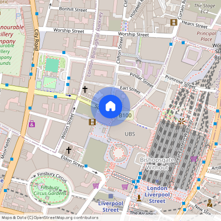 Sun Street, One Crown Place, EC2A