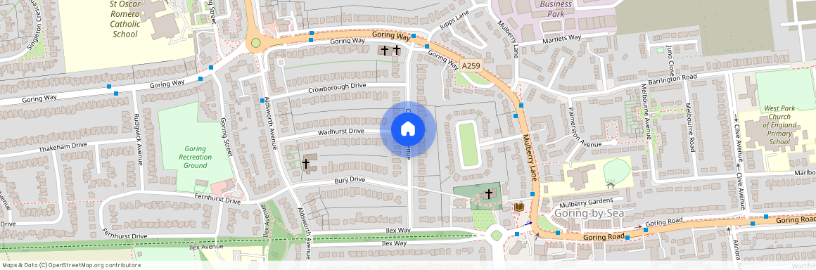 Compton Avenue, Goring by Sea