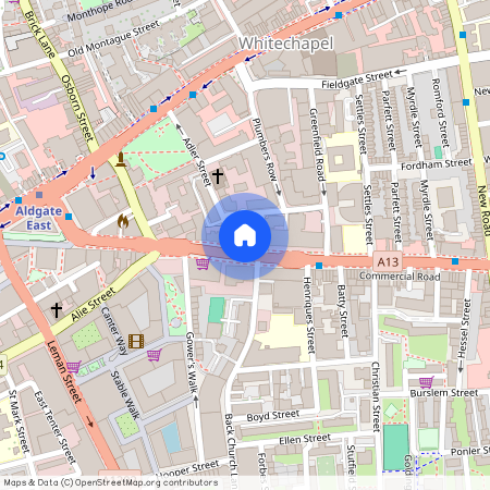 Commercial Road, Aldgate, E1