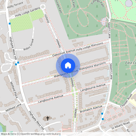 Hillway, Highgate, N6, London