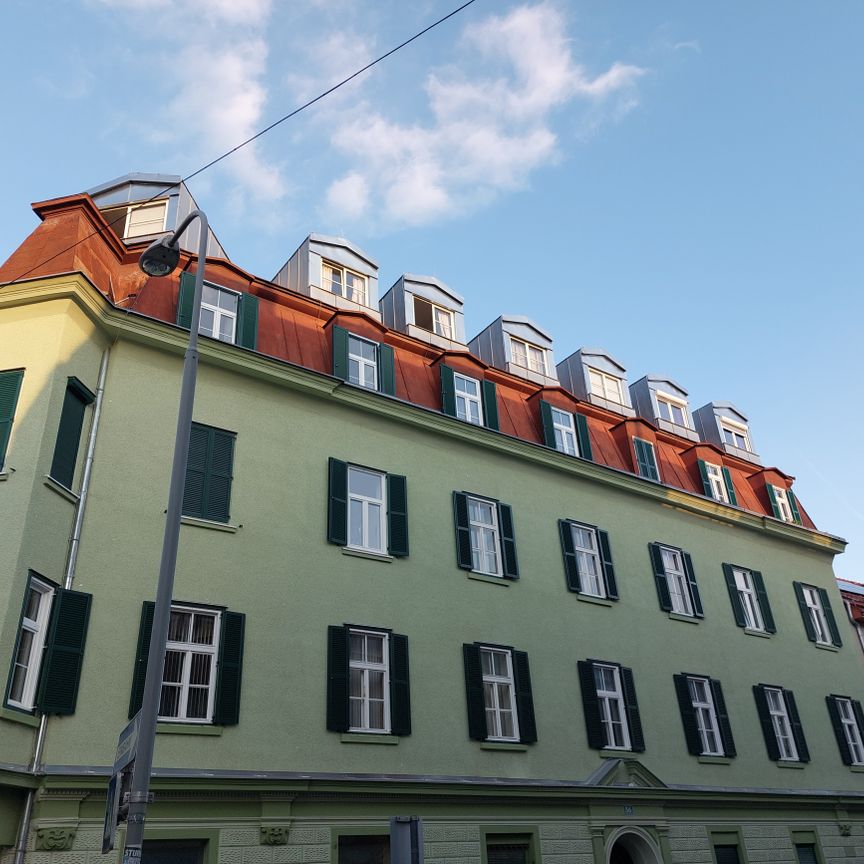 NEUBAUGASSE NAHE LENDPLATZ: SONNIGE MÖBLIERTE SINGLE DG-GARCONNIERE UM € 499,-- inkl. BK - Foto 1