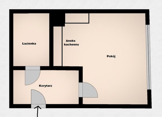 Nowoczesna kawalerka na wynajem – 2 windy - Zdjęcie 1