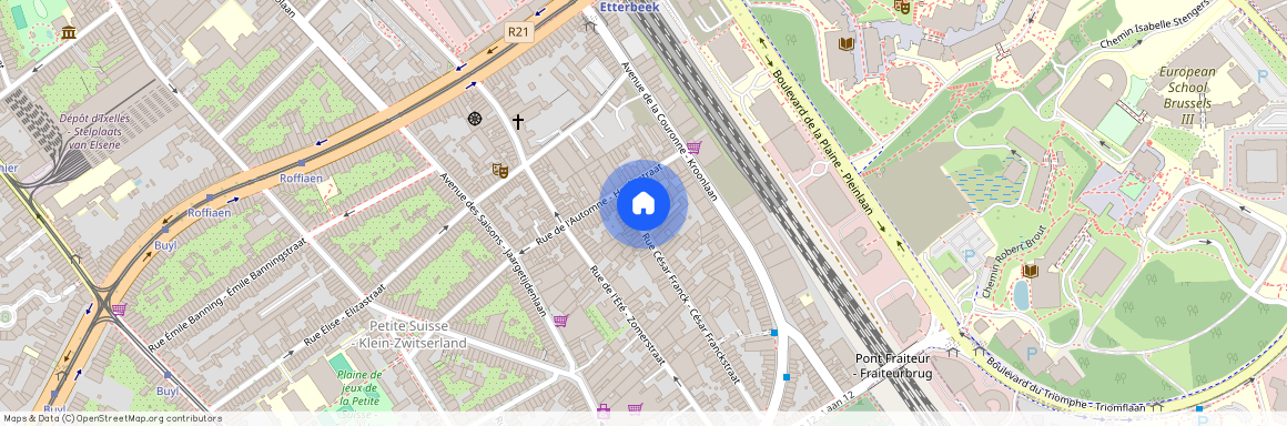 Rue César Franck - César Franckstraat, 12, 1050, Ixelles