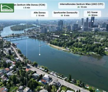 Erstbezug ab Oktober: 2-Zimmer-Wohnung mit Freifläche nahe der Alten Donau - Foto 2