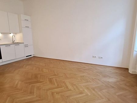 ERSTBEZUG, DAMBÖCKGASSE, 55 m2 Altbau, Wohnküche, 1 Zimmer, Duschbad, Parketten, Haus des Meeres - Photo 4
