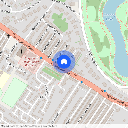 Aigburth Road, Aigburth, Liverpool, Merseyside, L17