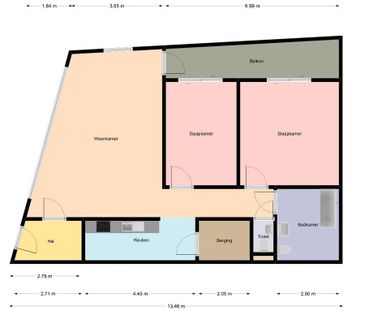 Appartement te huur: Herdenkingsplein 38-B 6211 PZ Maastricht - Foto 2