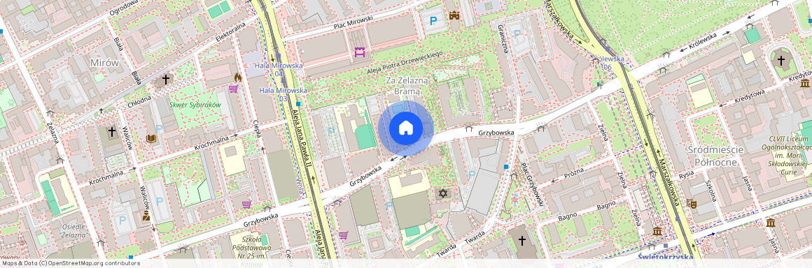 Grzybowska 12, Warszawa, Śródmieście, Śródmieście Północne