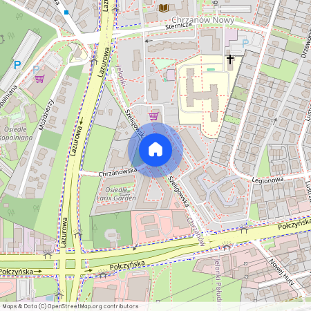 ul. Szeligowska, Chrzanów, Bemowo, Warszawa, mazowieckie