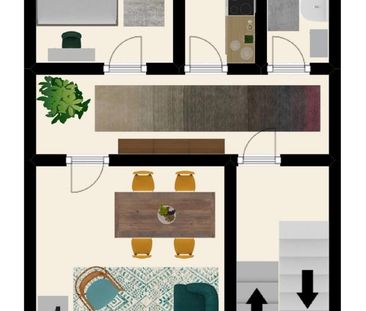 GUT GESCHNITTENE 2 ZIMMERWOHNUNG IM HERZEN VON KREFELD - Photo 3