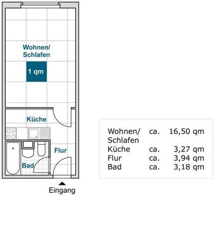 Studentenwohnung am Großen Garten! - Foto 2