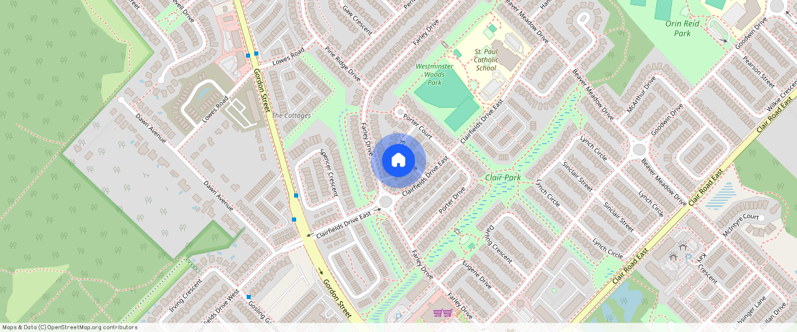 ** Evans Drive, Guelph, ON, Canada