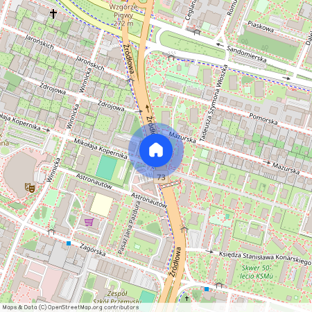 ul. Źródłowa, Plac Moniuszki, Kielce, świętokrzyskie