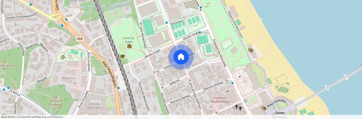 ul. Helska, Dolny Sopot - Haffnera, Dolny Sopot, Sopot, pomorskie