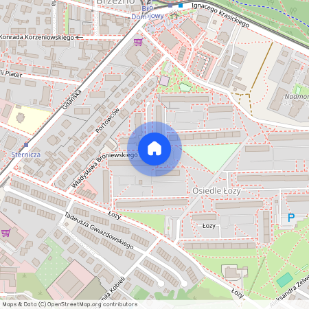 ul. Władysława Broniewskiego, Brzeźno, Gdańsk, pomorskie