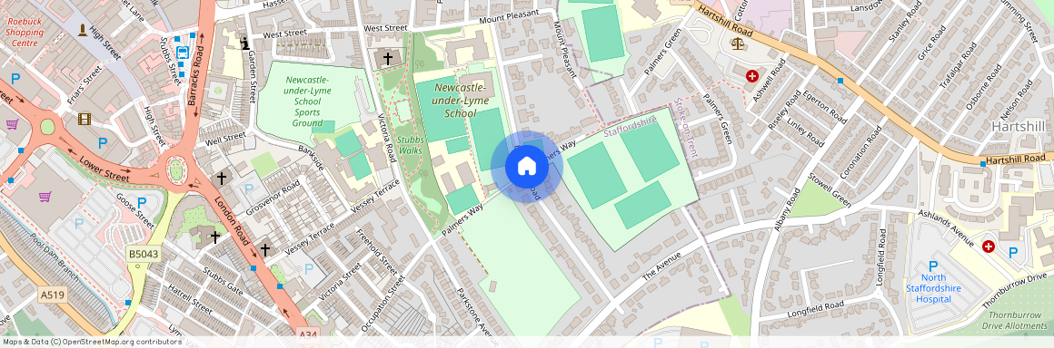Lancaster Road, Newcastle, Staffordshire, ST5