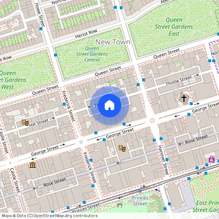 Thistle Street Lane South West, Edinburgh, EH2