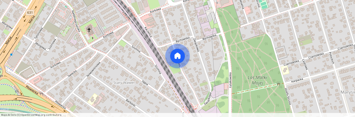 ul. Gąsienicowa, Marysin Wawerski, Wawer, Warszawa, mazowieckie