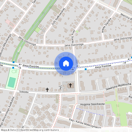 Fabryczna, Oporów, Al. Piastów, Wrocław