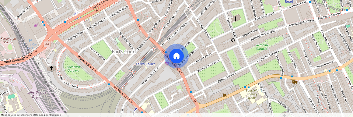 Barkston Gardens, Earls Court, London