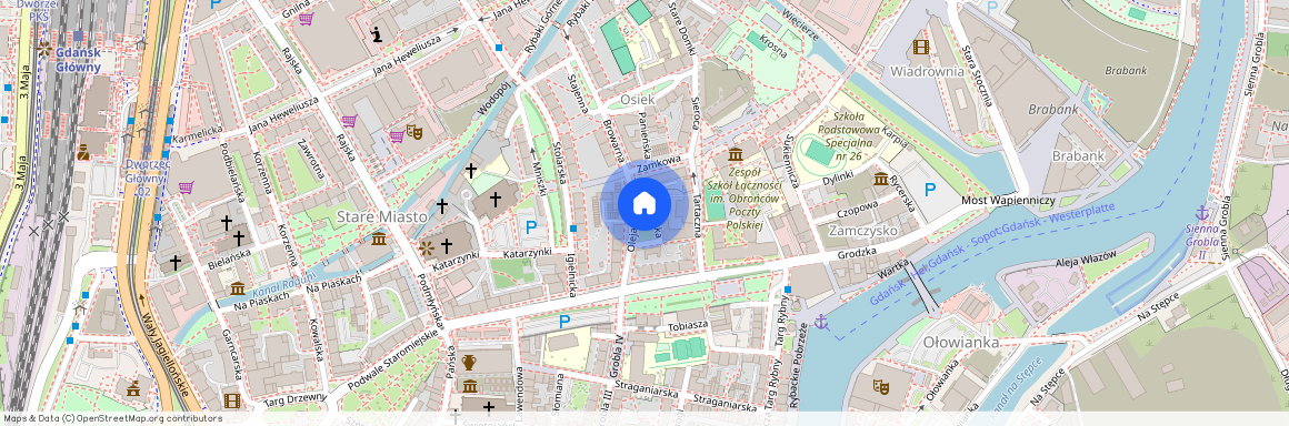 ul. Panieńska, Śródmieście, Gdańsk, pomorskie