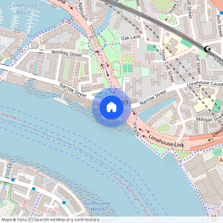 106 Narrow Street, Limehouse, London, E14