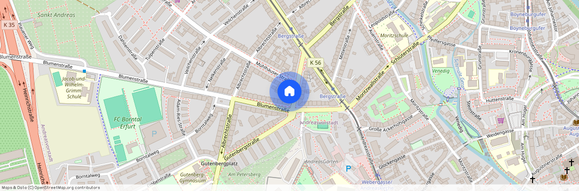 Bergstraße 2, 99092 Thüringen - Erfurt