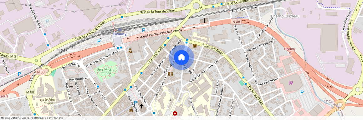 Loire (42), 8 RUE DENFERT ROCHEREAU, 42700, Firminy