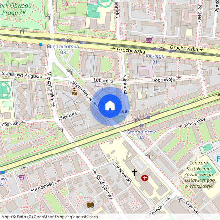 Warszawa, Praga-Południe, Aleja, Jerzego, Waszyngtona