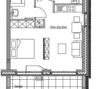 6144 - Dein neues Zuhause fürs Studium – 1-Zimmer-Apartment in Pete... - Foto 1