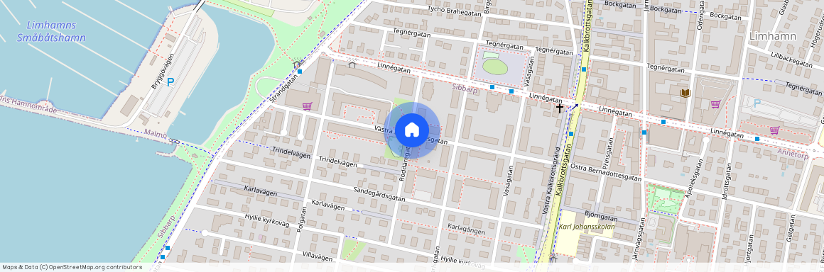 Västra Bernadottesgatan, Limhamn