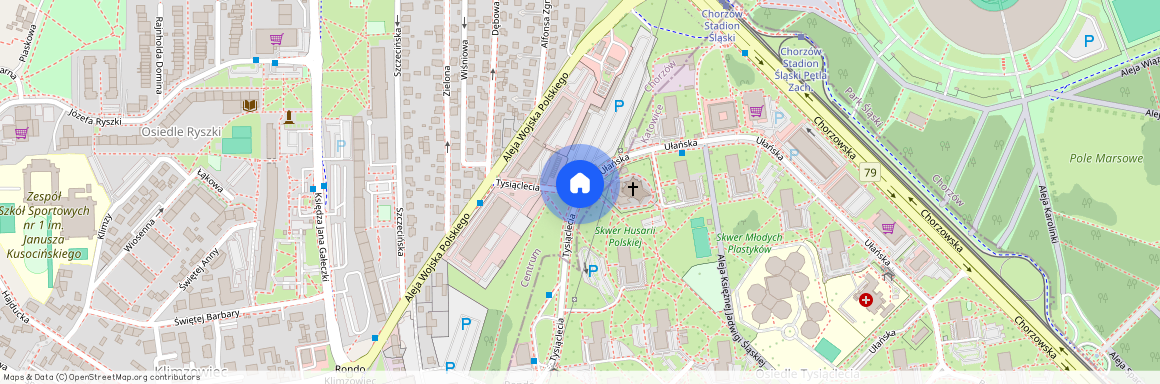 Tysiąclecia, ul. Ułańska, Katowice